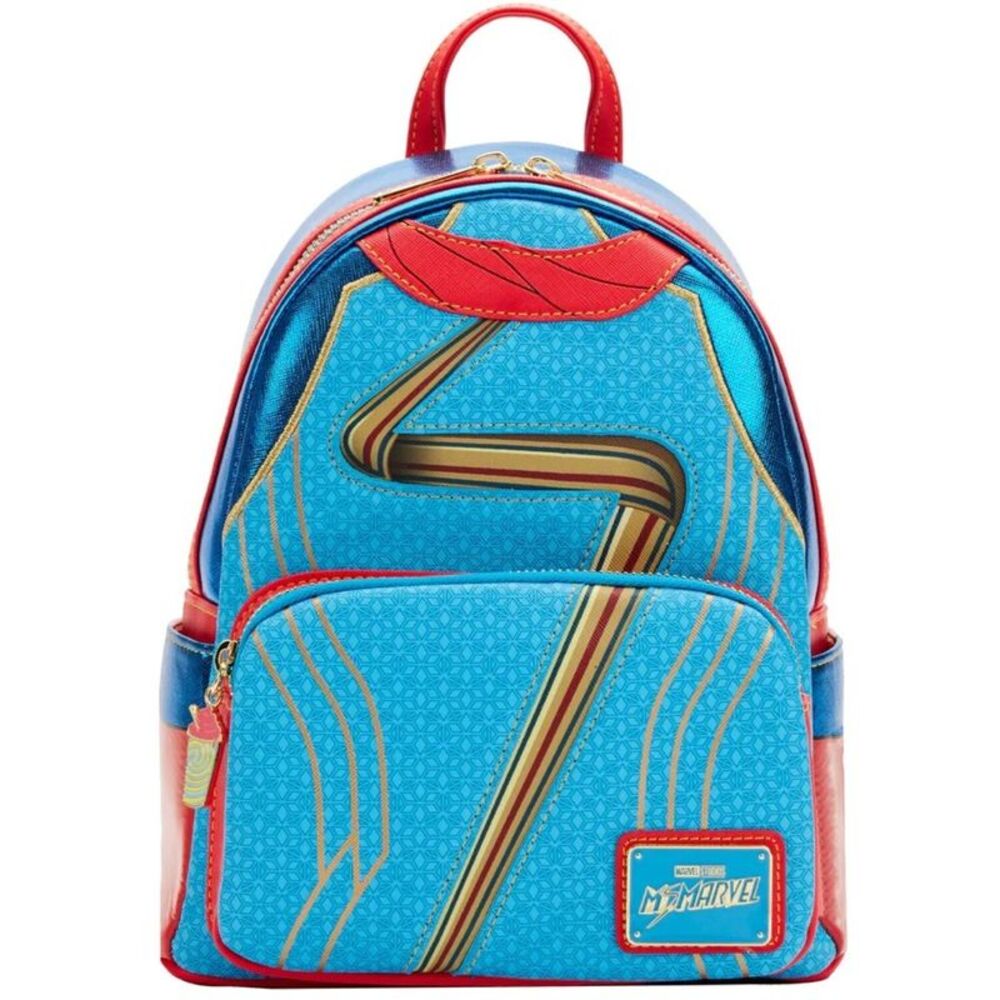 LOUNGEFLY MARVEL: MS MARVEL COSPLAY MINI BACKPACK  APPAREL
